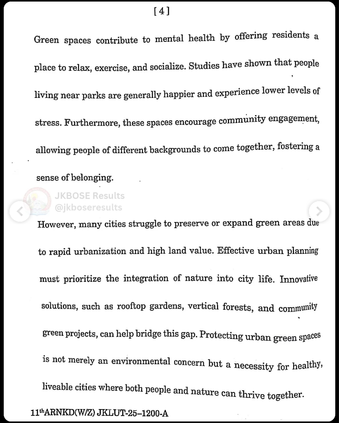 JKBOSE 11th English Paper 2025 Held Today – Download Question Paper PDF & Full Exam Analysis