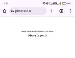 JKBOSE Official Website Moved to New Address: jkbose.jk.gov.in – Check Details